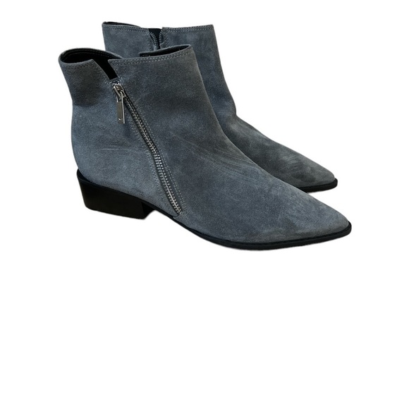 Vincent POINTY TOE Gray Ankle BOOTIE - Picture 8 of 11